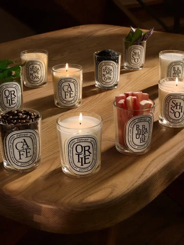 Set of 5 miniature candles - Pre-composed