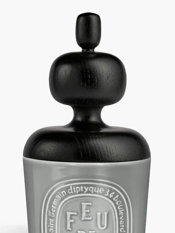 Black Astragal lid - For large candle
