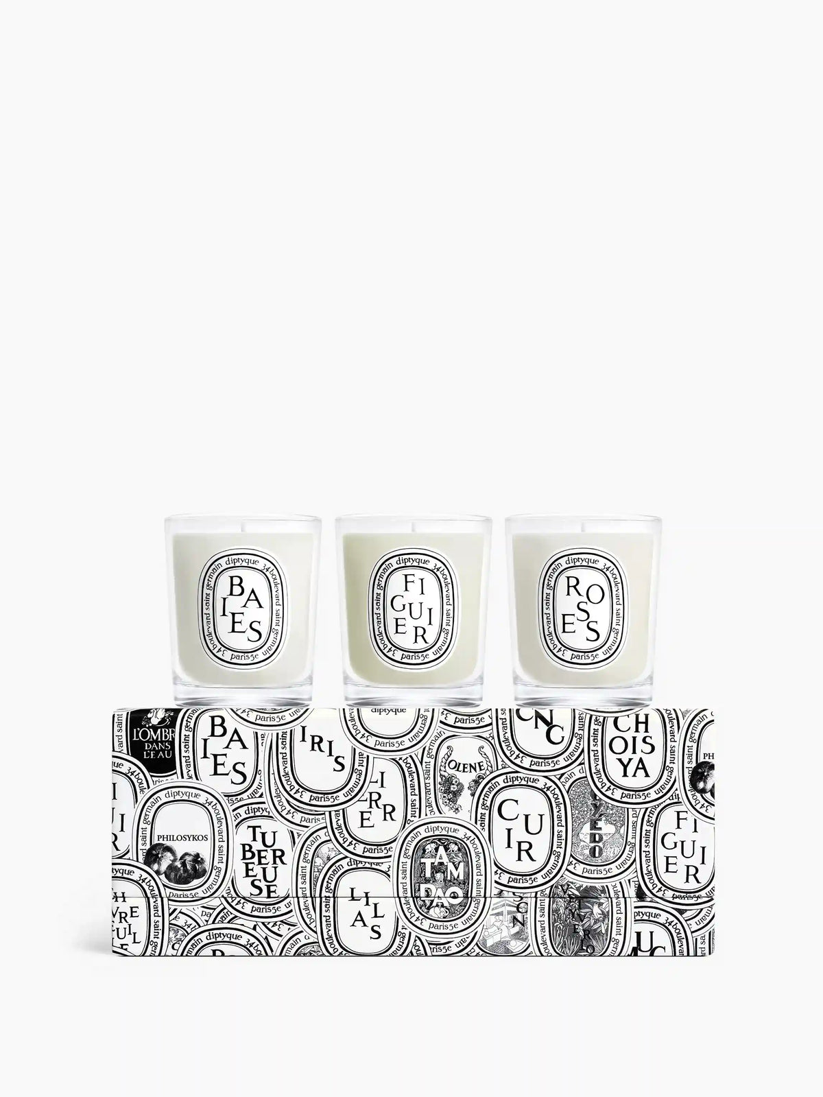 Set of 3 small candles - Pre-composed