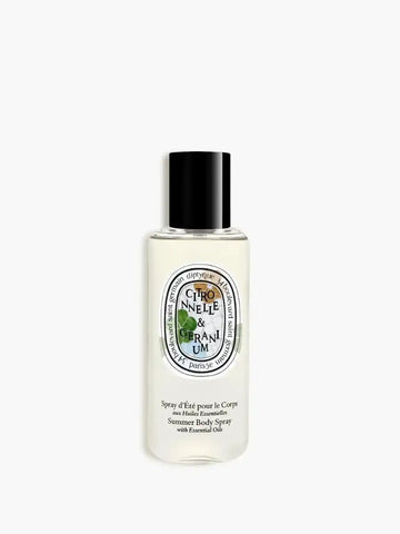 Lemongrass & Geranium - Summer body spray with essential oils