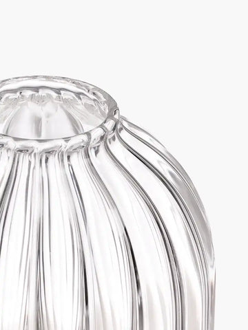 Ribbed candle holder - For miniature candles