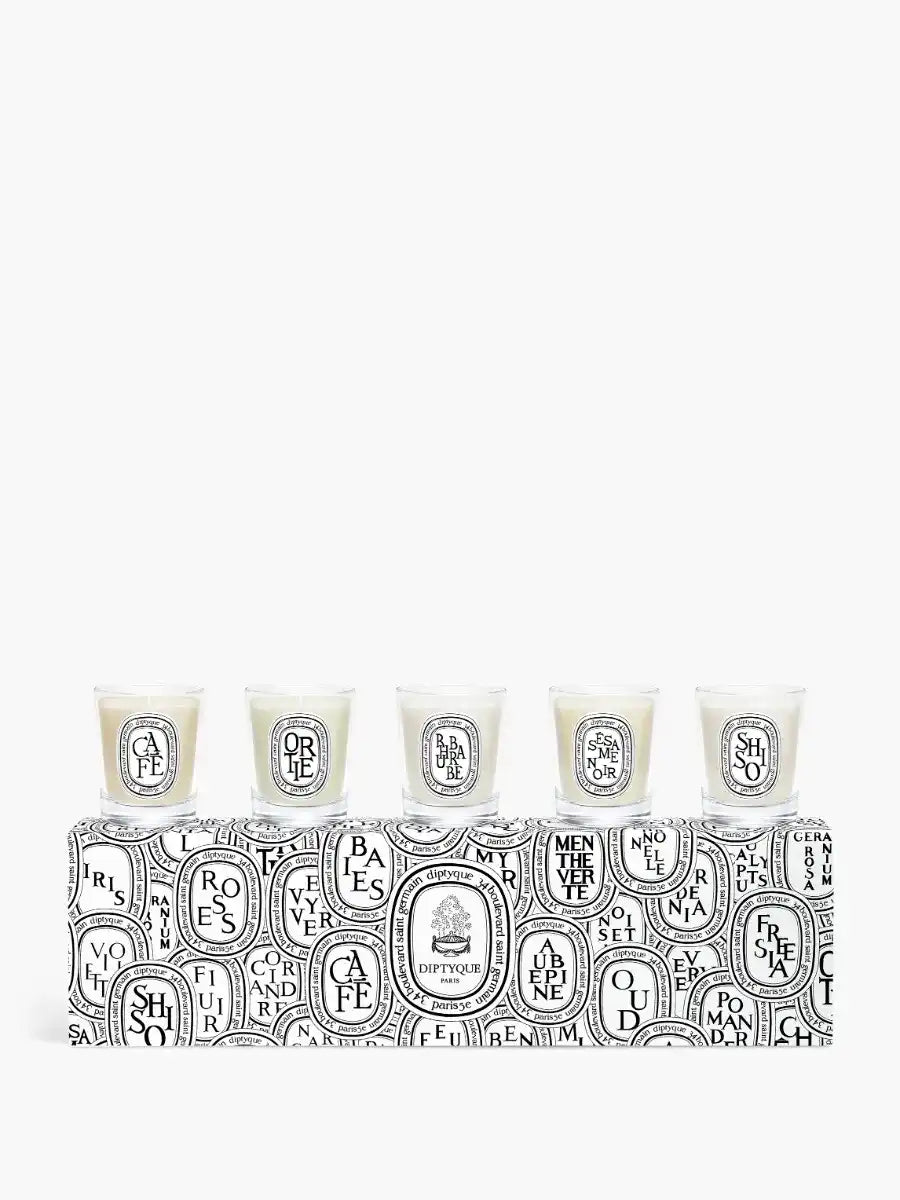 Set of 5 miniature candles - Pre-composed