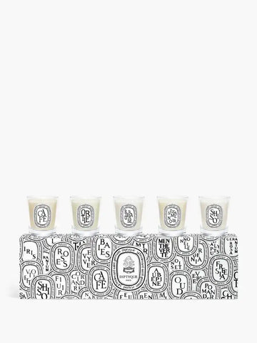 Set of 5 miniature candles - Pre-composed