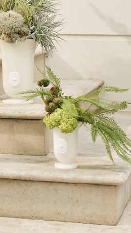 White Medicis vase - Small